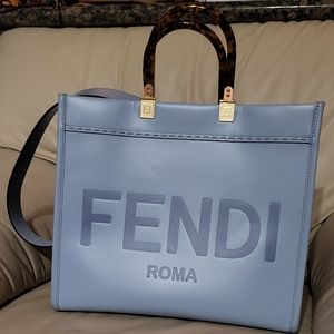 Fendi medium shopper. Matching wrappy not included. Fendi Sunshine tote.